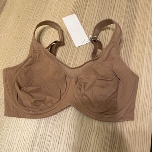 Women's HSIA Bra 36DDD Unlined Minimizer Bra Tan Size 36DDD